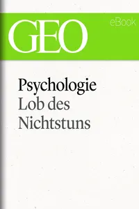 Psychologie: Lob des Nichtstuns_cover