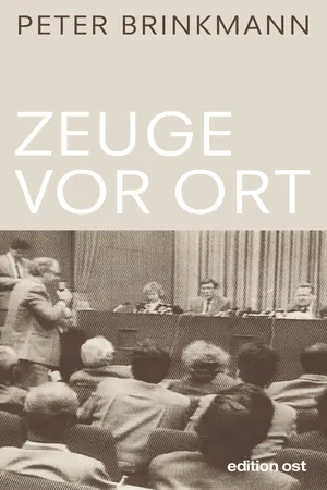 Zeuge vor Ort