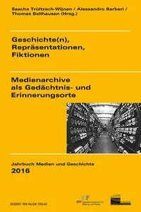 Geschicht, Repräsentationen, Fiktionen_cover