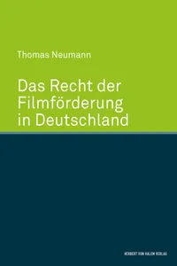 Das Recht der Filmförderung in Deutschland_cover