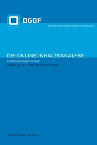 Die Online-Inhaltsanalyse_cover