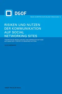 Risiken und Nutzen der Kommunikation auf Social Networking Sites_cover