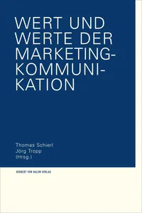 Wert und Werte der Marketing-Kommunikation_cover