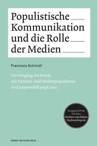 Populistische Kommunikation und die Rolle der Medien_cover