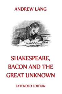 Shakespeare, Bacon And The Great Unknown_cover