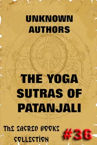 The Yoga Sutras Of Patanjali - The Book Of The Spiritual Man_cover