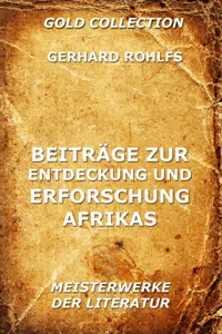 Beiträge zur Entdeckung und Erforschung Afrikas_cover