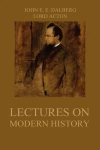 Lectures on Modern History_cover