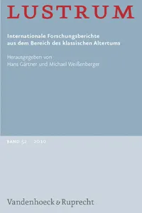 Lustrum Band 52 – 2010_cover