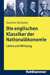 Die englischen Klassiker der Nationalökonomie_cover