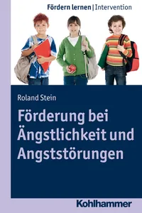 Förderung bei Ängstlichkeit und Angststörungen_cover