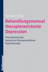 Behandlungsmanual therapieresistente Depression_cover