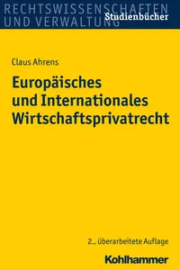 Europäisches und Internationales Wirtschaftsprivatrecht_cover