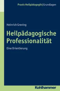 Heilpädagogische Professionalität_cover