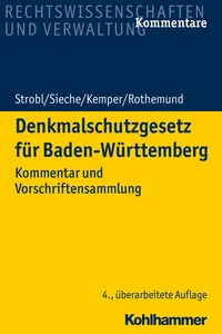 Denkmalschutzgesetz für Baden-Württemberg_cover