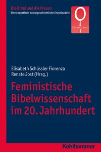 Feministische Bibelwissenschaft im 20. Jahrhundert_cover