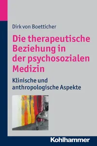 Die therapeutische Beziehung in der psychosozialen Medizin_cover