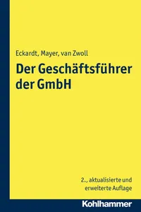 Der Geschäftsführer der GmbH_cover