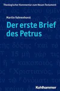 Der erste Brief des Petrus_cover