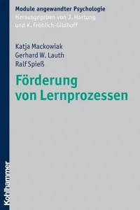 Förderung von Lernprozessen_cover