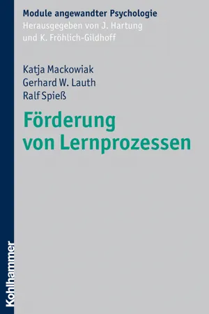 Förderung von Lernprozessen