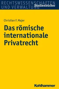 Das römische internationale Privatrecht_cover