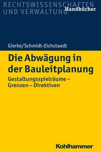 Die Abwägung in der Bauleitplanung_cover