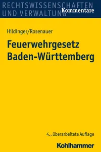 Feuerwehrgesetz Baden-Württemberg_cover