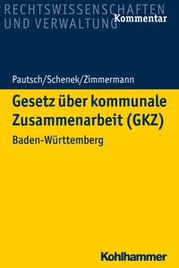 Gesetz über kommunale Zusammenarbeit_cover