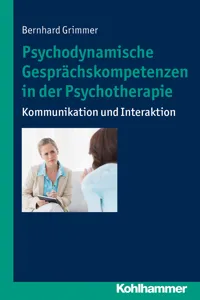 Psychodynamische Gesprächskompetenzen in der Psychotherapie_cover