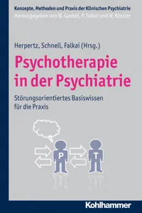 Psychotherapie in der Psychiatrie_cover