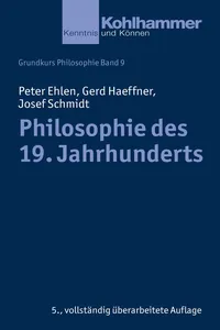 Philosophie des 19. Jahrhunderts_cover