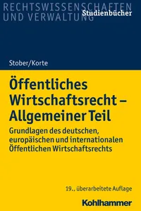 Öffentliches Wirtschaftsrecht - Allgemeiner Teil_cover