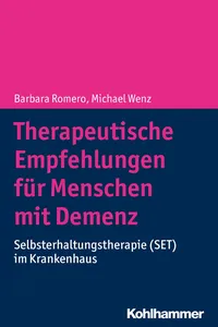 Therapeutische Empfehlungen für Menschen mit Demenz_cover