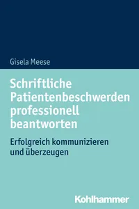 Schriftliche Patientenbeschwerden professionell beantworten_cover