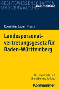 Landespersonalvertretungsgesetz für Baden-Württemberg_cover