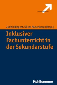 Inklusiver Fachunterricht in der Sekundarstufe_cover