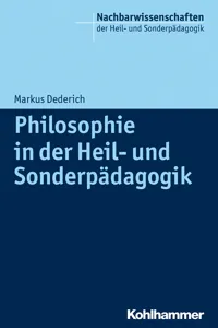 Philosophie in der Heil- und Sonderpädagogik_cover