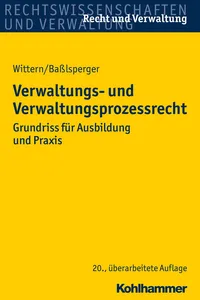 Verwaltungs- und Verwaltungsprozessrecht_cover