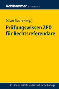 Prüfungswissen ZPO für Rechtsreferendare_cover
