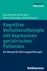 Kognitive Verhaltenstherapie mit depressiven geriatrischen Patienten_cover