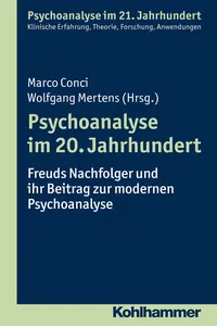 Psychoanalyse im 20. Jahrhundert_cover