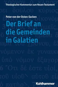 Der Brief an die Gemeinden in Galatien_cover