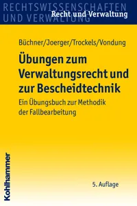 Übungen zum Verwaltungsrecht und zur Bescheidtechnik_cover