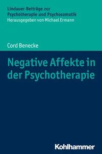 Negative Affekte in der Psychotherapie_cover