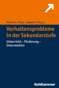 Verhaltensprobleme in der Sekundarstufe_cover