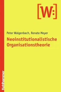 Neoinstitutionalistische Organisationstheorie_cover