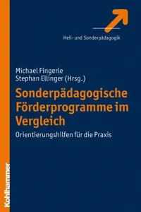 Sonderpädagogische Förderprogramme im Vergleich_cover