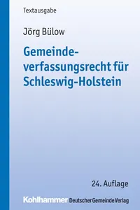 Gemeindeverfassungsrecht für Schleswig-Holstein_cover