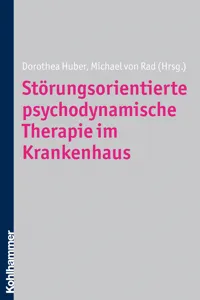 Störungsorientierte psychodynamische Therapie im Krankenhaus_cover